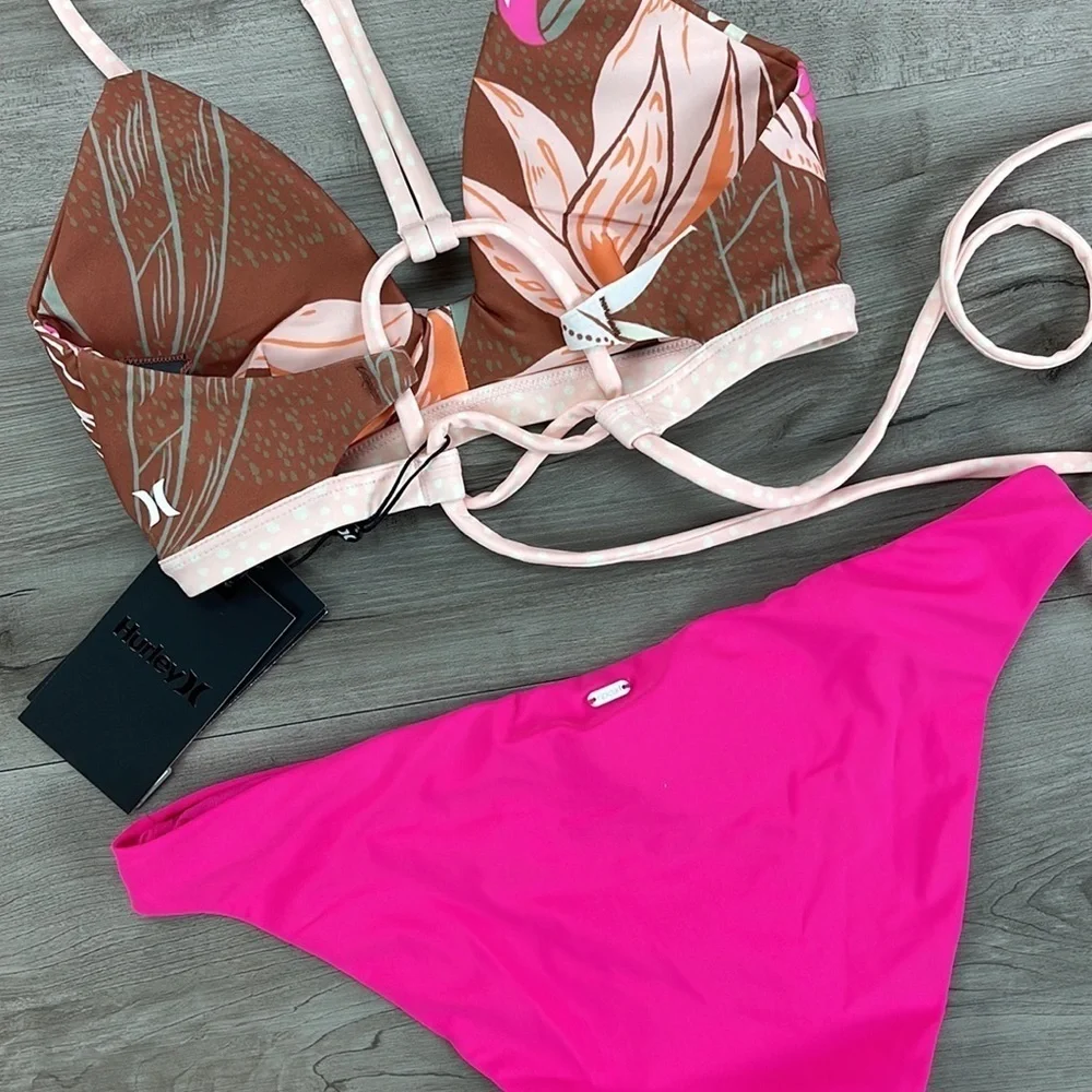 ☀️HURLEY☀️RIP CURL☀️ QD DOMINO SURF TOP BRIGHTS GOOD PANT BIKINI